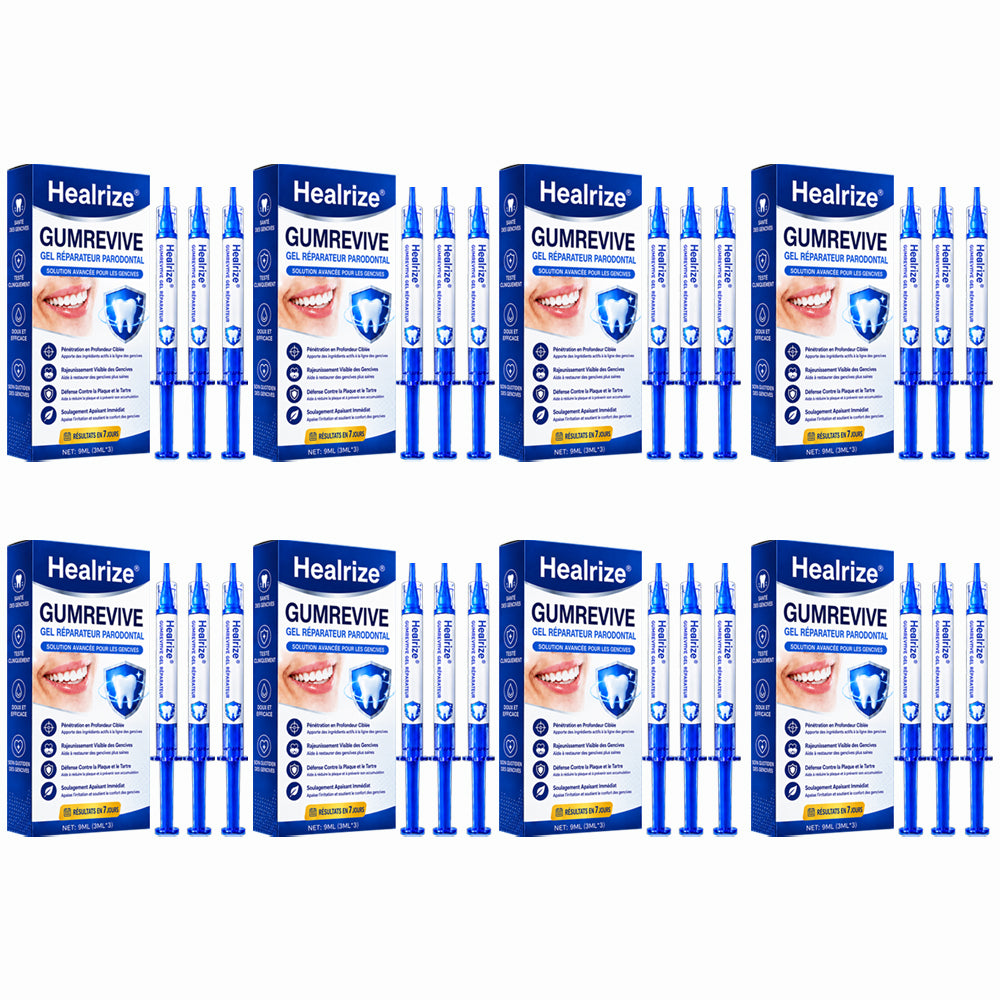 Healrize® GumRevive Gel zur Regeneration des Zahnhalteapparats (bei Zahnfleischbluten, Zahnfleischrückgang und lockeren Zähnen)🟥