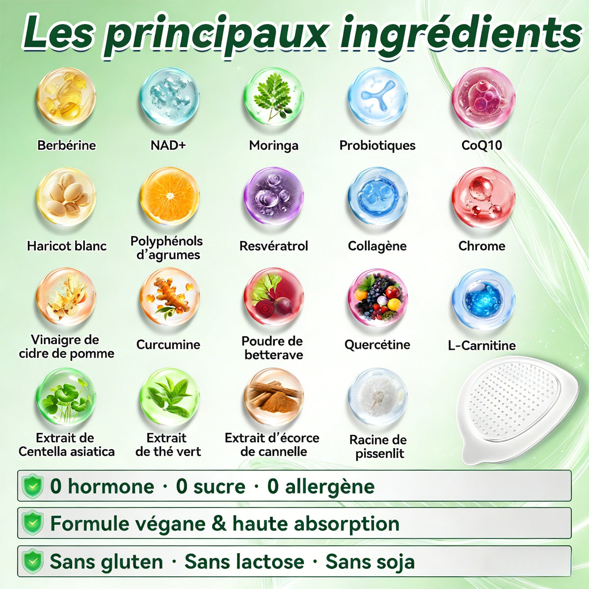 Magasin Officiel |H𝐞a𝐥r𝐢z𝐞® Moringa · BERBÉRINEX NAD+12-EN-1 Patch avancé à micro-aiguilles nano ✅(Une application quotidienne, résultats visibles en 7 jours)  Obésité, Diabète, Apnée du sommeil, Problèmes articulaires 🐣🐥